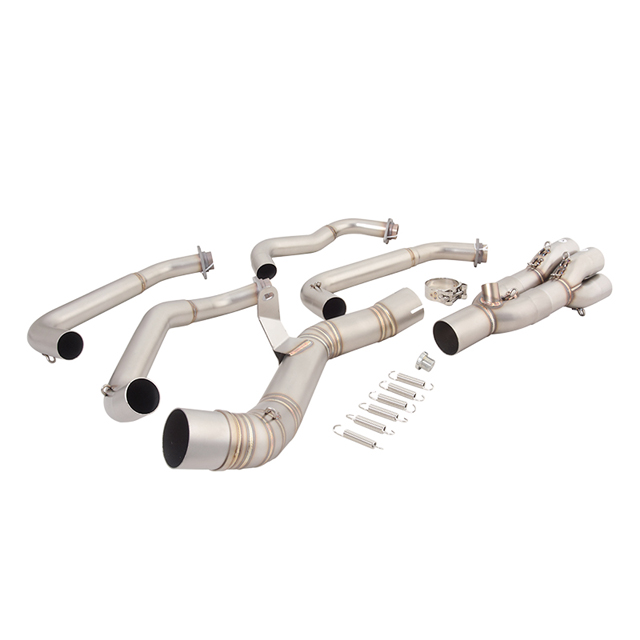 Eksosanlegg passer for Kawasaki Z900 A2 Eksoslyddemper ender&oslash;r Front Link Tube Header Connect Pipe 2018-2024