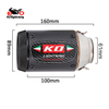 Slet katalysator til BMW S1000RR 2010-2014 S1000R 2010-2016 Mid Pipe lydpottespidser