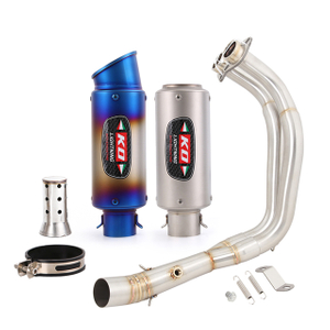 R7 mt07 fz07 cabe&ccedil;alho 2014-2024 sistema de escape da motocicleta tubo silenciador dianteiro para yamaha