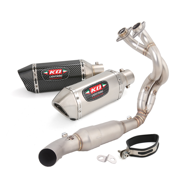 Primeren Za Kawasaki Z650 Ninja 650 2023-2025 Cev Glave Izpušnega Sistema Dušilec Link Cev