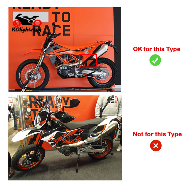 KTM 690 SMC R سهل الانزلاق على العادم