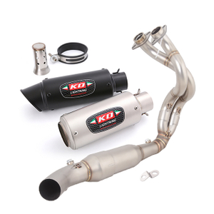 Kolightning Header Uitlaatsysteem Fit Voor Kawasaki Ninja 650 Z650 Front Link Buis Uitlaatdemper End Uitlaat 2023-2025