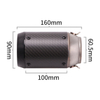 Tubo del sistema de silenciador de escape para BMW S1000RR 2010-2014, S1000R 2010-2016 Tubo de escape medio