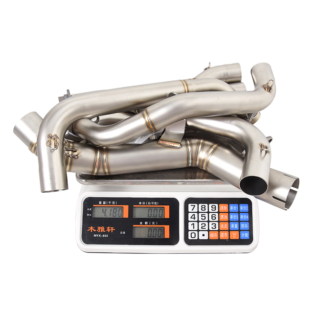 Eksosanlegg passer for Kawasaki Z900 A2 Eksoslyddemper ender&oslash;r Front Link Tube Header Connect Pipe 2018-2024