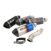 Silencieux d'&eacute;chappement pour moto Honda CB400X CB500X CB500F CBR400R CBR500R, tuyau de liaison interm&eacute;diaire
