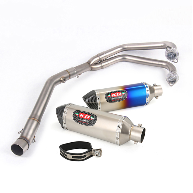 Uitlaatsysteem voor Yamaha R3 R25 MT03 MT25 Header Front Link Pijp Uitlaatdemper Pijp
