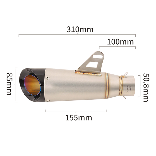 V&yacute;fukov&yacute; syst&eacute;m pre Yamaha R7 MT07 FZ07 2014-2024 motocyklov&yacute; tlmič hlavov&eacute;ho potrubia