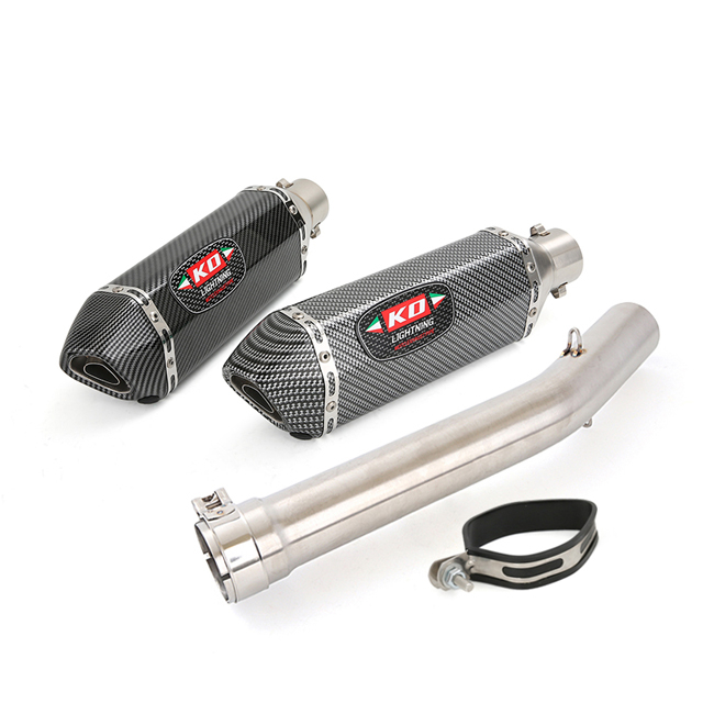 Układ wydechowy do Yamaha R6 Slip-on 51mm końc&oacute;wki wydechu tłumik rura środkowa 1998-2005