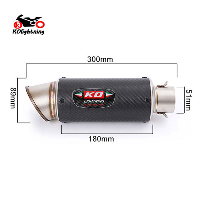 YZF R1 2009–2014 f&uuml;r Yamaha MT-10 Auspuffspitzen mittleres Schalld&auml;mpferrohr aus Kohlefaser
