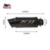 2011-2015 Kawasaki Ninja ZX10R N&aacute;suvn&eacute; koncovky středn&iacute;ho tlumiče v&yacute;fuku