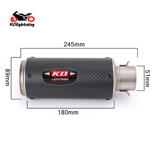 YZF R1 2009–2014 f&uuml;r Yamaha MT-10 Auspuffspitzen mittleres Schalld&auml;mpferrohr aus Kohlefaser