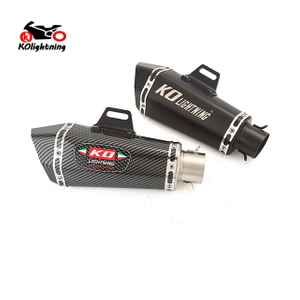 ko kidlat Exhaust 38-51mm Universal Muffler Silencer Motorcycle Dirt Bike Rear Pipe
