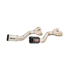 Tubo del sistema de silenciador de escape para BMW S1000RR 2010-2014, S1000R 2010-2016 Tubo de escape medio