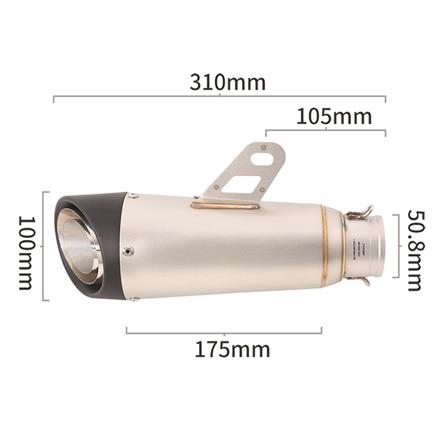 V&yacute;fukov&yacute; syst&eacute;m pre Yamaha R7 MT07 FZ07 2014-2024 motocyklov&yacute; tlmič hlavov&eacute;ho potrubia
