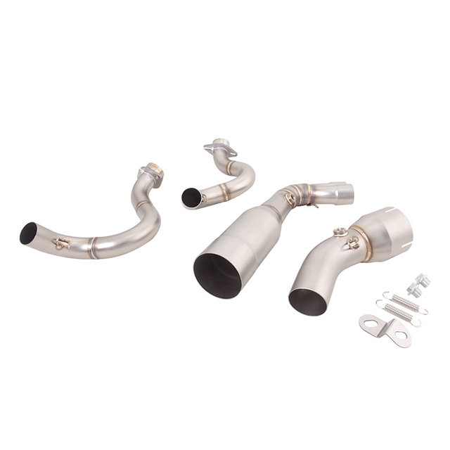 KOlightning Header Avgassystem Passar F&ouml;r Kawasaki Ninja 650 Z650 Front Link Tube Avgasljudd&auml;mpare End Tail Pipe 2023-2025