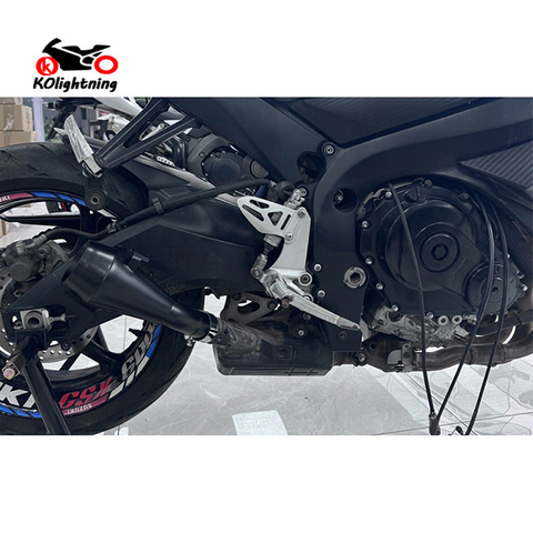 Suzuki GSXR 600 750 2011-2026 črna izpušna cev dušilca