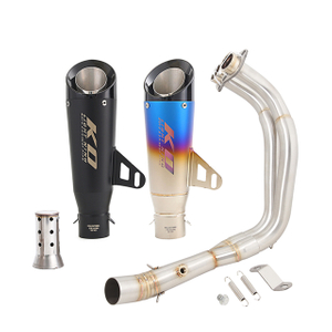 Udst&oslash;dningssystem til Yamaha R7 MT07 FZ07 2014-2024 Motorcykel header pipe lydd&aelig;mper