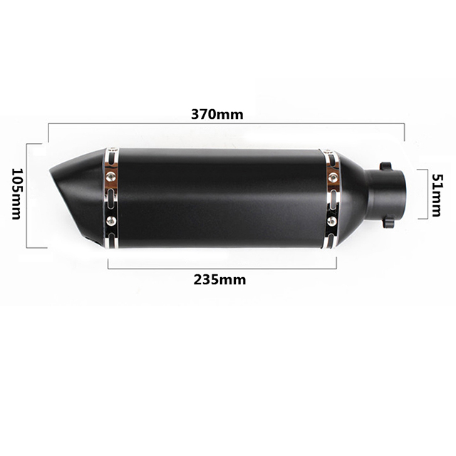 Syst&egrave;me d'&eacute;chappement pour Kawasaki Ninja 250 300 Z250 2013-2016, collecteur de tuyau de liaison de silencieux 
